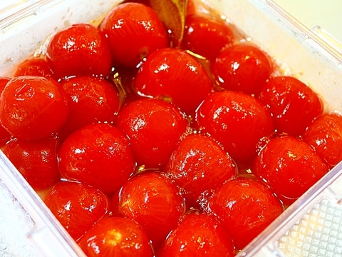 プチトマトの梅シロップ漬け